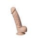 Реалістичний фалоімітатор на присосці SilexD Johnny Real Skin Flesh (8in MODEL 1), діаметр 3,8 см картинка 3