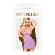 Мини-платье с кружевным лифом + стринги Penthouse Bedtime Story Purple, размер S/M картинка 3