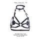 Стильная портупея-бра LOCKINK SEVANDA Queen Chest Harness with Removable Bra картинка 8