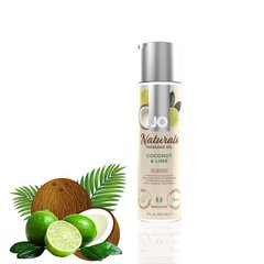 Масажна олія System JO Naturals Massage Oil Coconut & Lime з ефірними оліями кокоса та лайма (120 мл) зображення