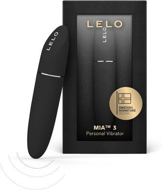 Шикарна кліторальна віброкуля LELO Mia 3 Black (діаметр 2,2 см) зображення