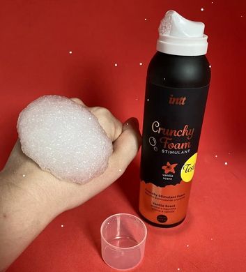 Масажна піна преміум екстразволожуюча Intt Crunchy Foam Vanilla ваніль (150 мл) зображення