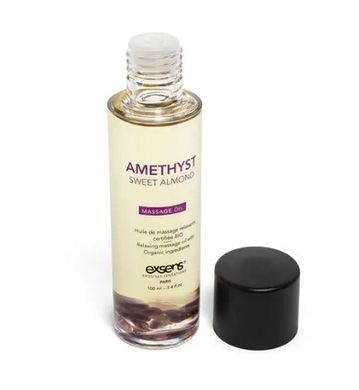 Масажна олія розслабляюча EXSENS Amethyst Sweet Almond Аметист і мигдаль (100 мл) зображення