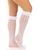 Гольфи ажурні з рюшами Leg Avenue Sweetheart Ruffle Cuff Knee Highs White зображення