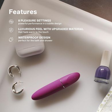Шикарна кліторальна віброкуля LELO Mia 3 Black (діаметр 2,2 см) зображення