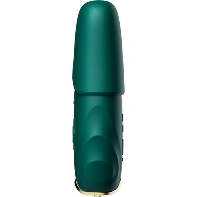 Смартвібратор для грудей з пультом ДК Zalo Nave Turquoise Green зображення