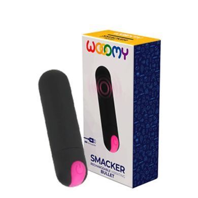 Вибропуля перезаряжаемая Wooomy Smacker (диаметр 2 см) картинка