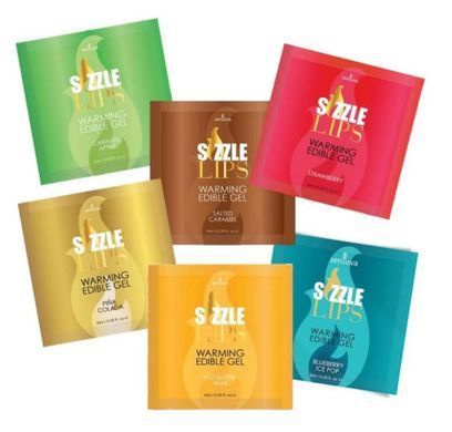 Їстівний зігріваючий масажний гель Sensuva Sizzle Lips Pina Colada, Піна Колада (125 мл) зображення