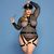 Еротичний костюм поліцейської JSY «Зухвала Сюзі» Plus Size, Black зображення