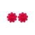 Пестіси-квіточки на соски Obsessive A770 nipple covers red O/S зображення