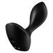 Анальна вібропробка Satisfyer Backdoor Lover Black (діаметр 3,3 см) зображення