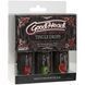 Набор капель для минета Doc Johnson GoodHead Tingle Drops, арбуз, зеленое яблоко, клубника (3 шт по 29,57 мл) картинка 5