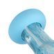 Стеклянный дилдо волнистый с силиконовой основой Gildo Ocean Flow Glass Dildo (диаметр 5 см) картинка 6