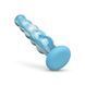 Стеклянный дилдо волнистый с силиконовой основой Gildo Ocean Flow Glass Dildo (диаметр 5 см) картинка 5