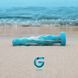 Стеклянный дилдо волнистый с силиконовой основой Gildo Ocean Flow Glass Dildo (диаметр 5 см) картинка 10