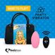 Вібратор в трусики з пультом ДК FeelzToys Panty Vibrator Pink + сумочка-чохол картинка 1