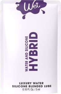 Пробник лубриканту на водно-силіконовій основі Wet Water and Silicone Hybrid (3 мл) зображення