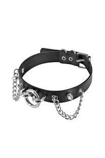 Чокер з шипами і ланцюгами Fetish Tentation Rings and Chains зображення