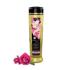 Масажна олія зволожуюча Shunga Aphrodisia Roses, троянда (240 мл) зображення