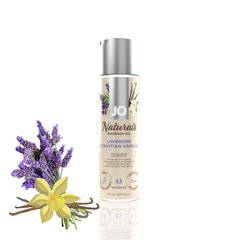 Массажное масло System JO Naturals Massage Oil Lavender & Vanilla с эфирными маслами лаванды и ванили (120 мл) картинка