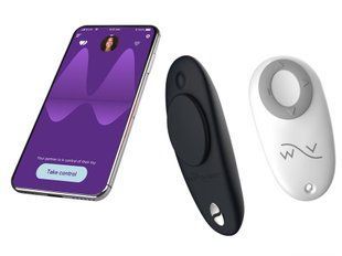 Смарт-вібратор у трусики з пультом ДУ We-Vibe Moxie Satin Black зображення