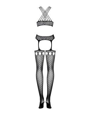 Откровенный бодистокинг Obsessive Bodystocking G313 black, размер S/M/L картинка