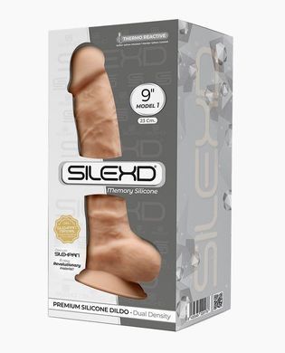 Фаллоимитатор на присоске SilexD Tomas Flesh (MODEL 1 size 9in), диаметр 4,9 см картинка