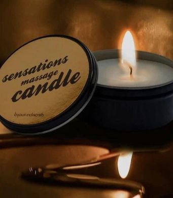 Масажна свічка Bijoux Indiscrets Scented Massage Candle, жасмин-троянда (70 г) зображення