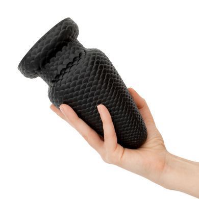 Анальна пробка з присоскою BUTTR Cold Blooded Scaled Butt Plug (діаметр 9,9 см) зображення