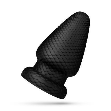 Анальна пробка з присоскою BUTTR Cold Blooded Scaled Butt Plug (діаметр 9,9 см) зображення