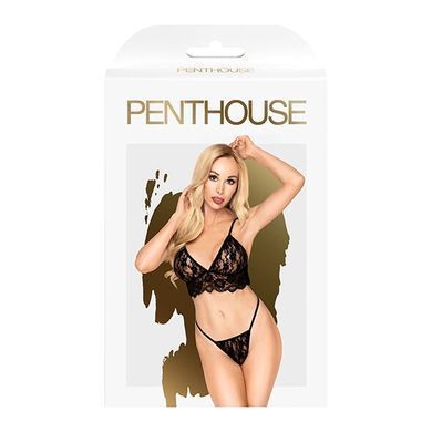 Комплект: бралет та стрінги Penthouse Double Spice Black, розмір L/XL зображення
