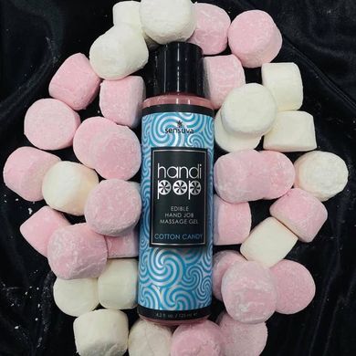 Массажный гель для орально-мануальных ласк Sensuva Handipop Cotton Candy, сладкая вата (125 мл) картинка
