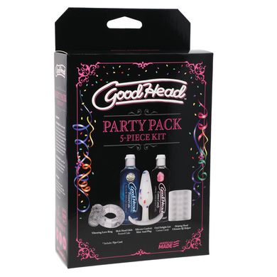 Набір для задоволення Doc Johnson GoodHead Party Pack 5 Piece Kit (5 предметів) зображення