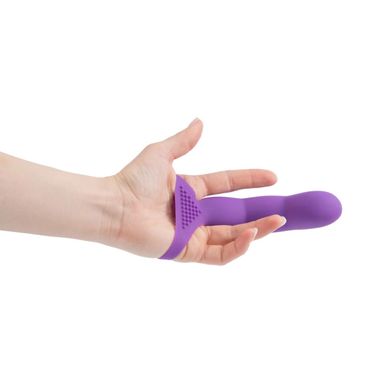 Насадка на палець для стимуляції ерогенних зон Simple True Extra Touch Finger Dong Purple зображення