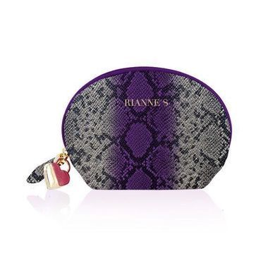Вибратор для точки G Rianne S: Boa Mini Pink + косметичка-чехол на замке картинка