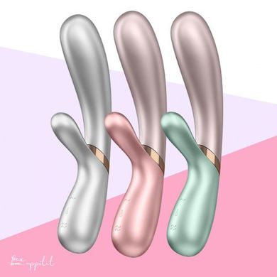 Смарт вібратор-кролик із підігрівом Satisfyer Hot Lover Nude (діаметр 3,2 см) зображення