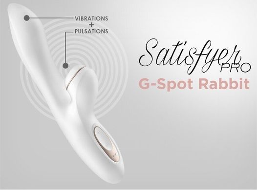 Вакуумний вібратор-кролик Satisfyer Pro G-Spot Rabbit зображення