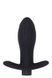 Анальная пробка с вибрацией MAI Attraction Toys №87 Black (диаметр 3,5 см, длина 11см) картинка 1
