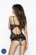 Комплект креативного белья с открытой грудью Passion IMAGINE SET black XXL/XXXL картинка 2