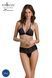 Сексуальный комплект: бралет и трусики-бикини Passion ECO KERRIA BIKINI black, размер L/XL картинка 1