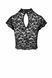Мереживний топ з високим коміром Noir Handmade F303 Essence lace top with high collar, розмір S картинка 4