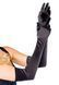 Довгі атласні рукавички Leg Avenue Extra Long Satin Gloves black зображення