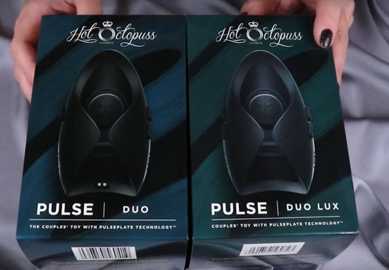 Мастурбатор для пар з пульсацією та вібрацією Hot Octopuss PULSE DUO LUX (+ 2 пульти) зображення