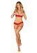 Откровенный комплект с кружевом Obsessive Ingridia 2-pcs crotchless set, размер XL/2XL картинка 6