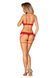 Откровенный комплект с кружевом Obsessive Ingridia 2-pcs crotchless set, размер XL/2XL картинка 7