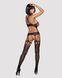 Откровенный бодистокинг Obsessive Bodystocking G313 black, размер S/M/L картинка 6