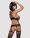 Откровенный бодистокинг Obsessive Bodystocking G313 black, размер S/M/L картинка 2