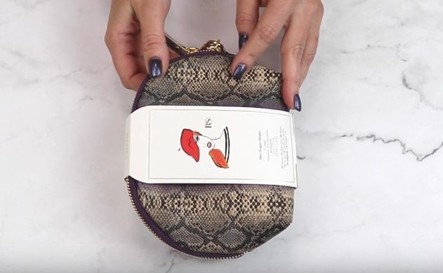 Вибратор для точки G Rianne S: Boa Mini Pink + косметичка-чехол на замке картинка