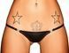 Сексуальні жіночі трусики Noir Handmade P005 Panties (open on side), розмір S картинка 4