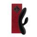 Вібратор - кролик гнучкий з двома моторами FeelzToys Lea Rabbit Vibrator Black (діаметр 3,75 см) зображення